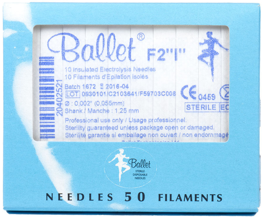 Ballet Needles F2 Insulated 50pk