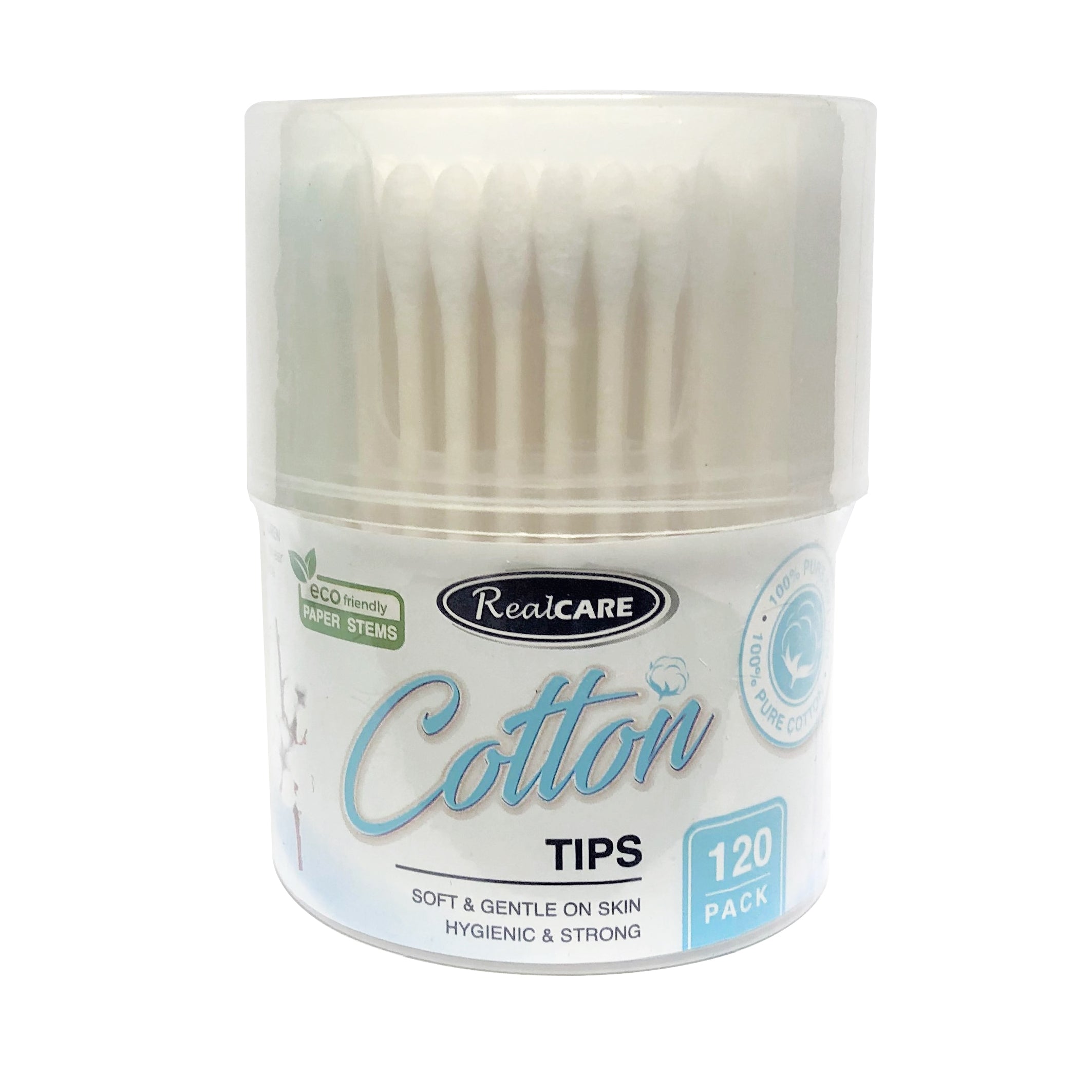 Real Care Cotton Tips Twist Top 120pk