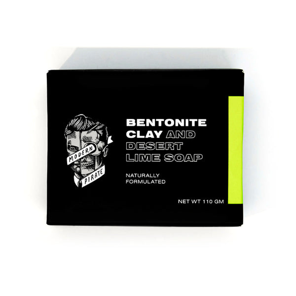 Modern Pirate Bentonite  Face/Body Soap 110gm