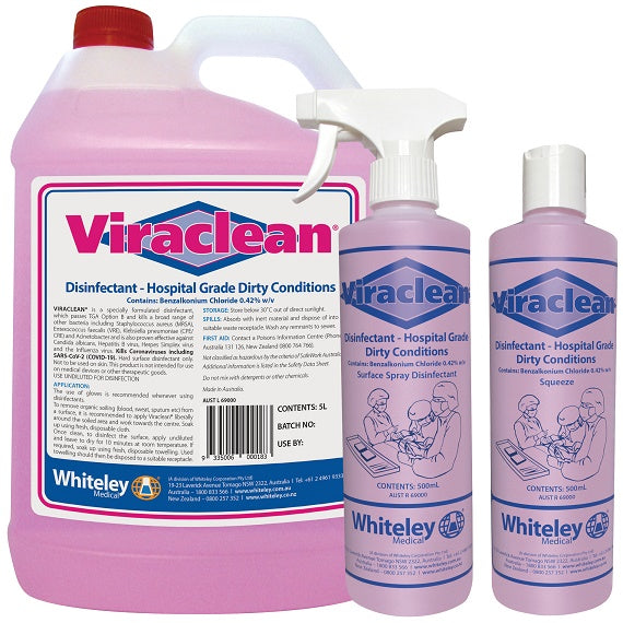 VIRACLEAN 5 Litre DISINFECTANT  (COVID-19 CERTIFIED )