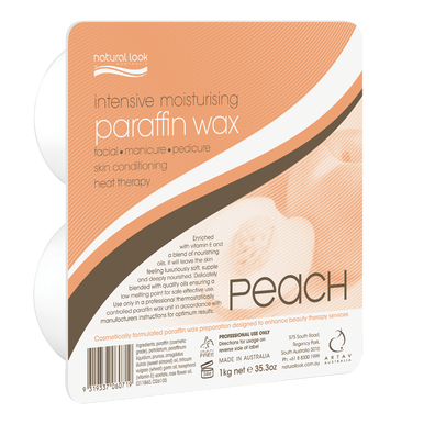 Natural Look Paraffin Peach Wax 1Kg