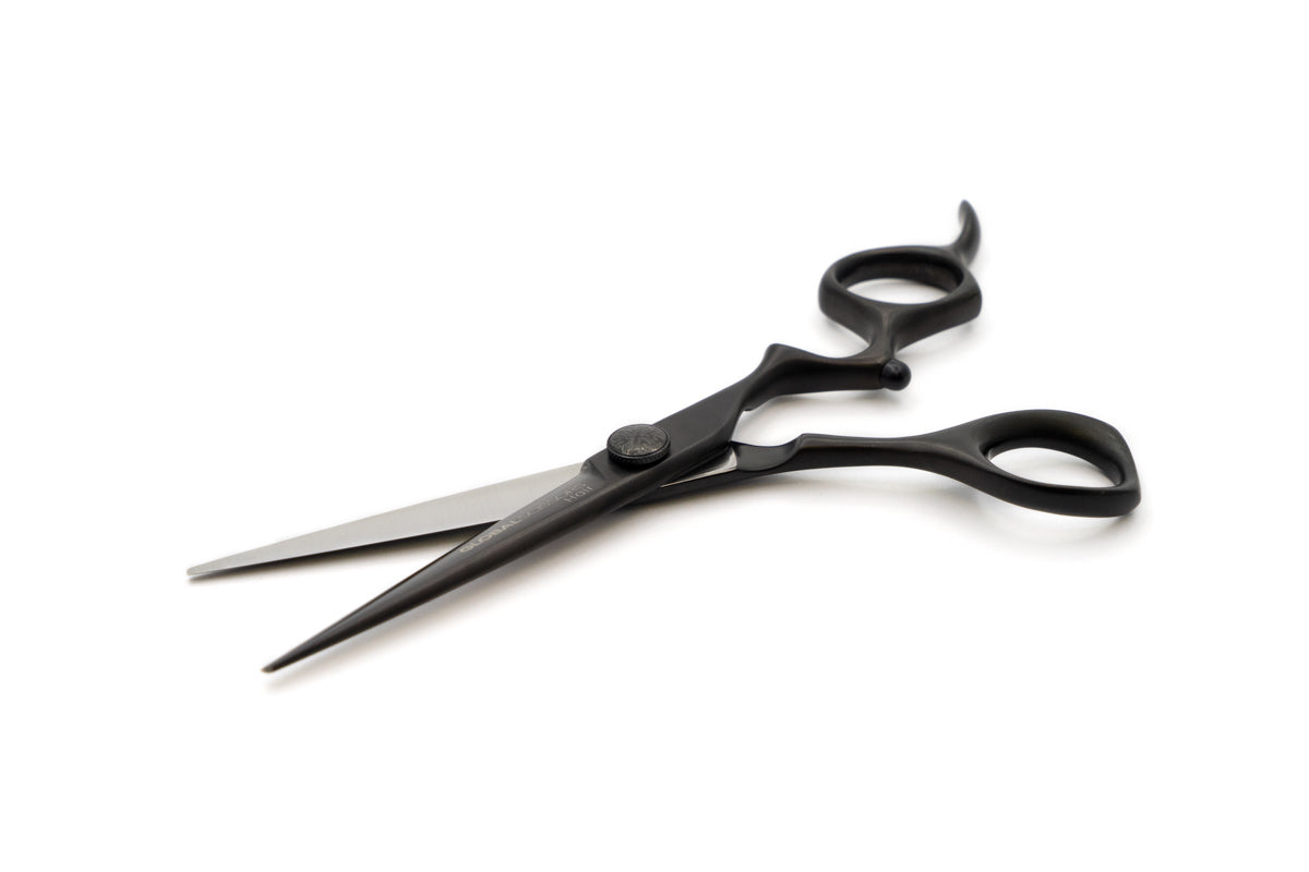 Global Scissors Raven Matte Black 6 inch Cutting Scissor