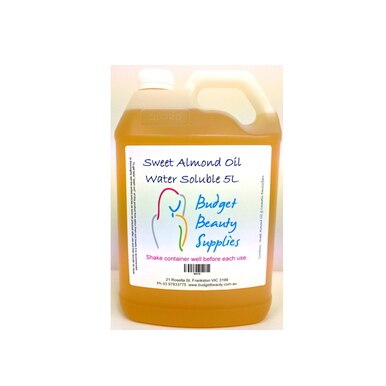 BBS Sweet Almond Massage Oil W/Soluble 5 litre